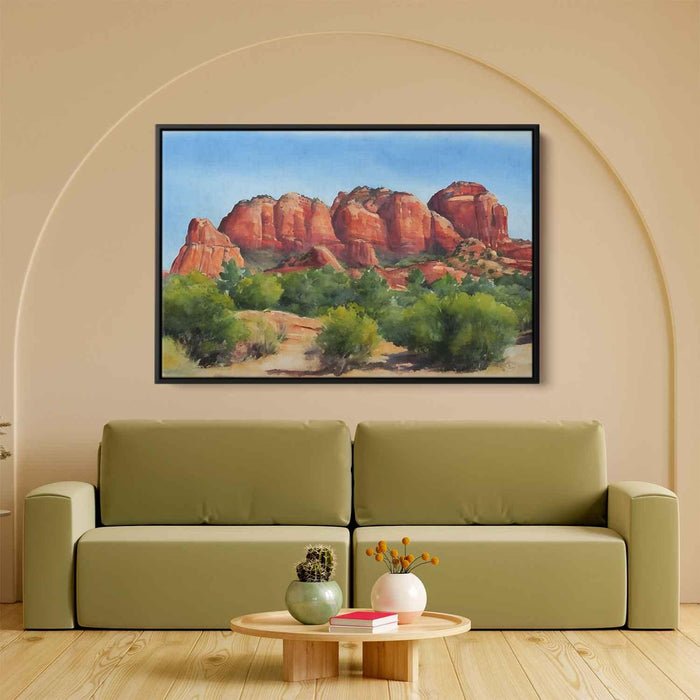 Watercolor Sedona Red Rocks #115 - Kanvah