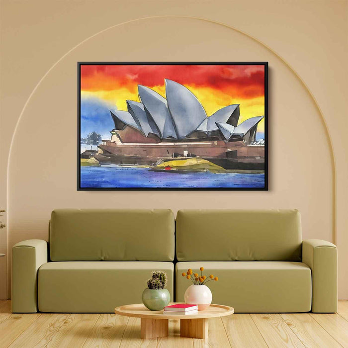 Watercolor Sydney Opera House #108 - Kanvah