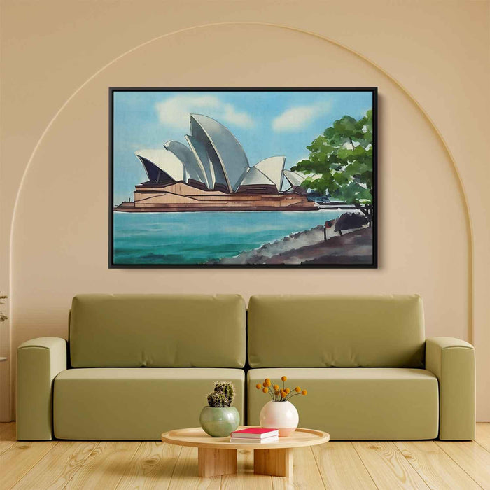 Watercolor Sydney Opera House #115 - Kanvah