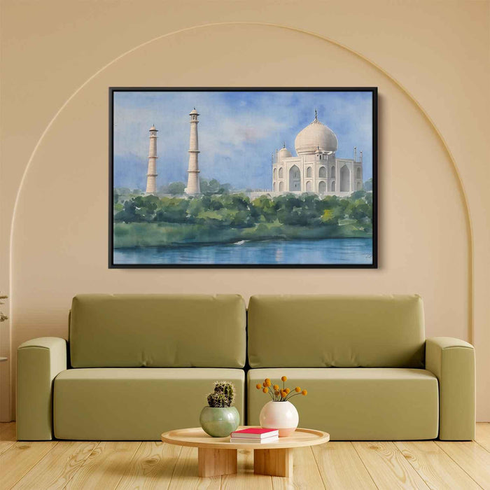 Watercolor Taj Mahal #112 - Kanvah