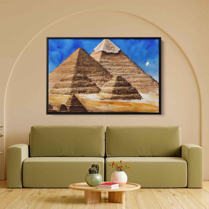 Watercolor Pyramids of Giza #110 - Kanvah