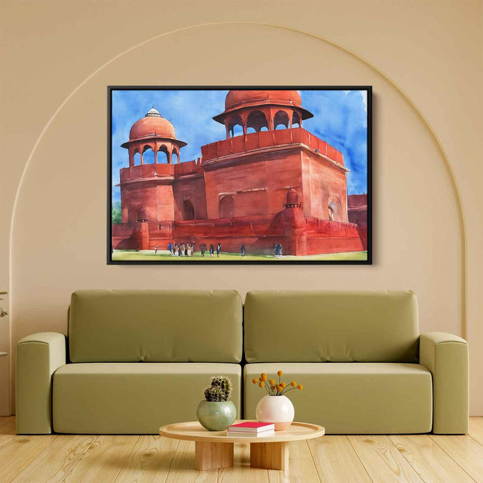 Watercolor Red Fort #115 - Kanvah