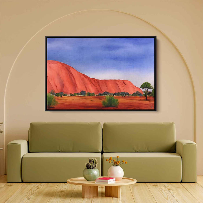 Watercolor Uluru #112 - Kanvah