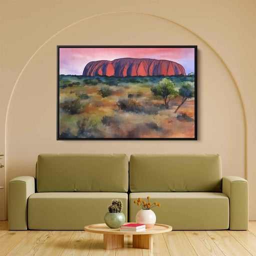 Watercolor Uluru #113 - Kanvah