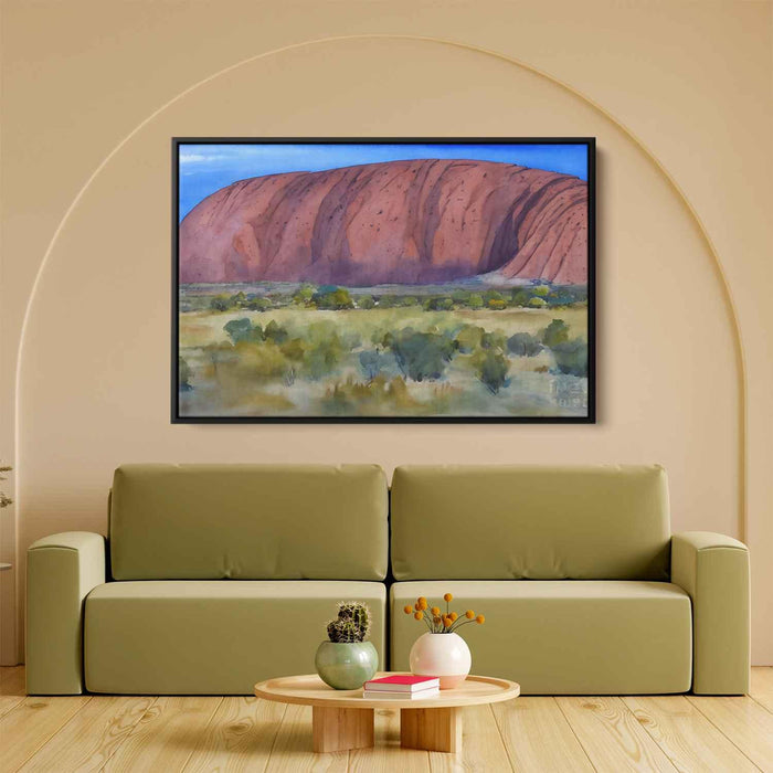 Watercolor Uluru #115 - Kanvah