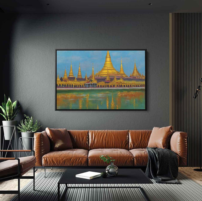 Abstract Shwedagon Pagoda #121 - Kanvah