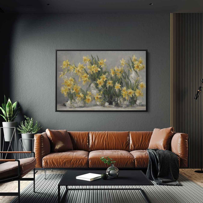 Contemporary Oil Daffodils #101 - Kanvah