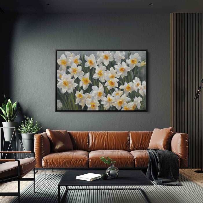 Contemporary Oil Daffodils #102 - Kanvah