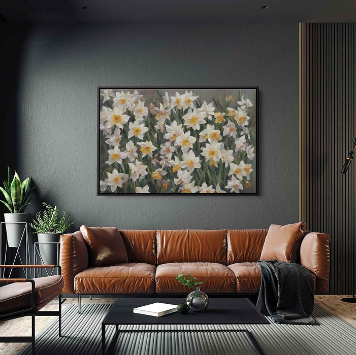 Contemporary Oil Daffodils #131 - Kanvah