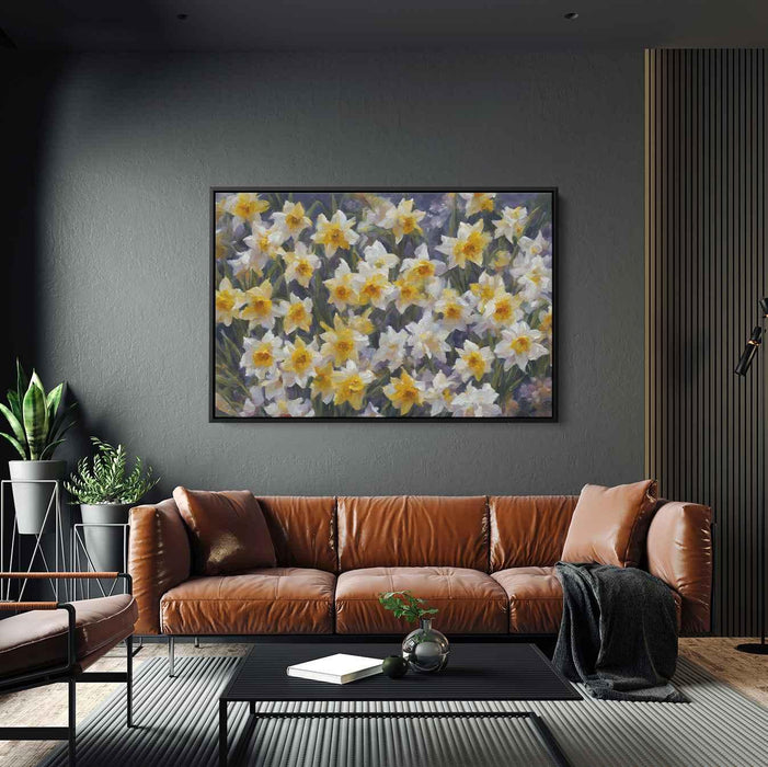 Contemporary Oil Daffodils #132 - Kanvah