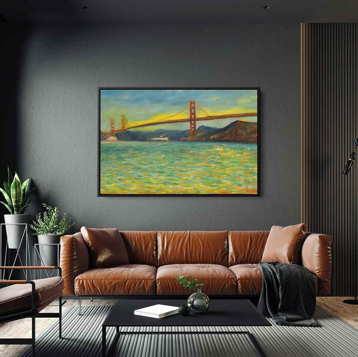 Impressionism Golden Gate Bridge #121 - Kanvah