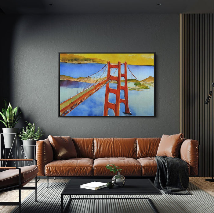 Watercolor Golden Gate Bridge #122 - Kanvah