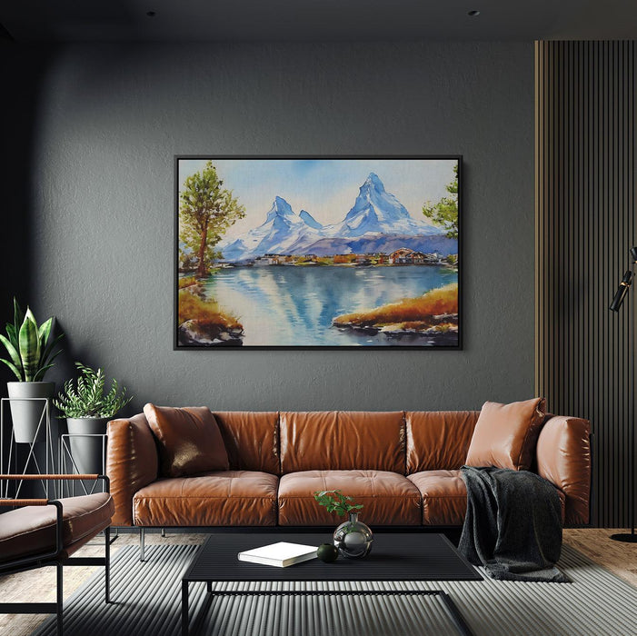 Watercolor Matterhorn #122 - Kanvah
