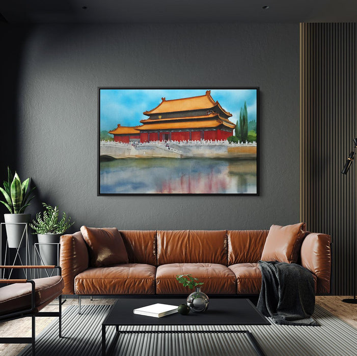 Watercolor Forbidden City #122 - Kanvah