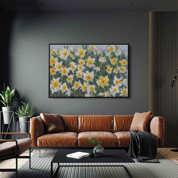 Daffodils Oil Painting #116 - Kanvah