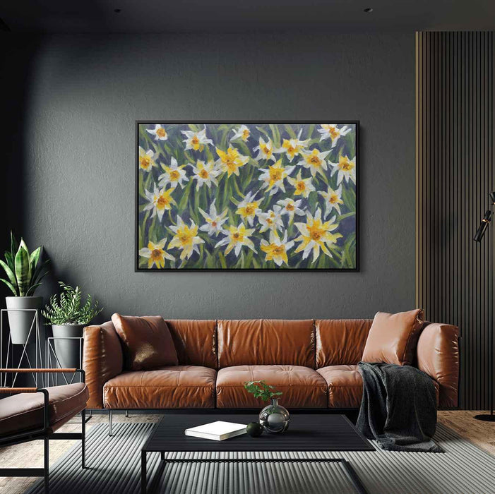 Daffodils Oil Painting #134 - Kanvah