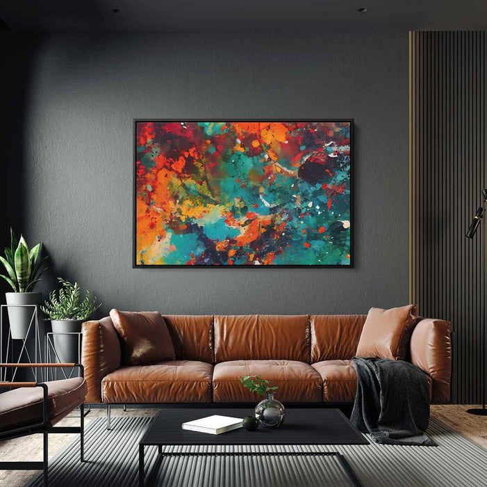 Orange Abstract Splatter #121 - Kanvah