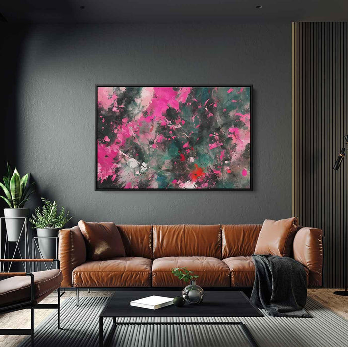 Pink Abstract Splatter #130 - Kanvah