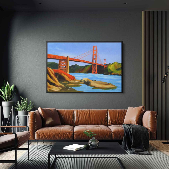 Realism Golden Gate Bridge #131 - Kanvah