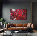 Red Abstract Splatter #121 - Kanvah