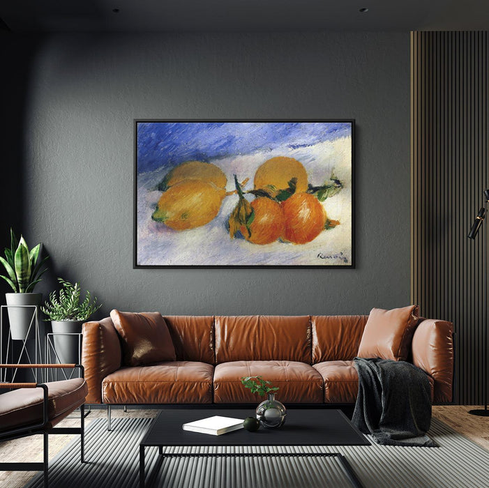 Still Life with Lemons and Oranges by Pierre-Auguste Renoir - Canvas Artwork