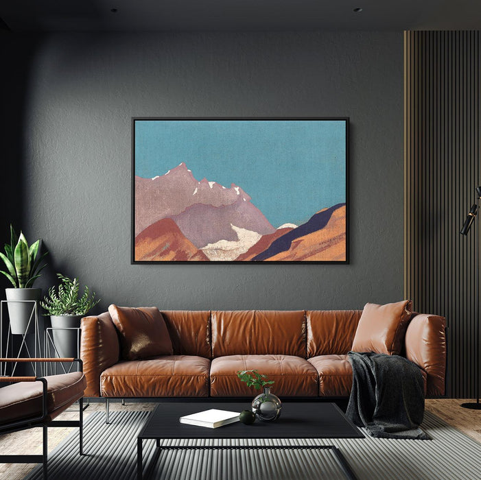 Study of mountains by Nicholas Roerich - Canvas Artwork