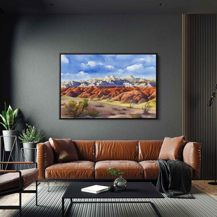 Watercolor Badlands National Park #131 - Kanvah