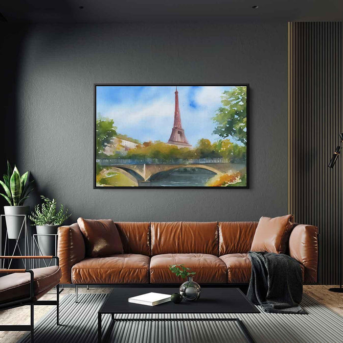 Watercolor Eiffel Tower #130 - Kanvah