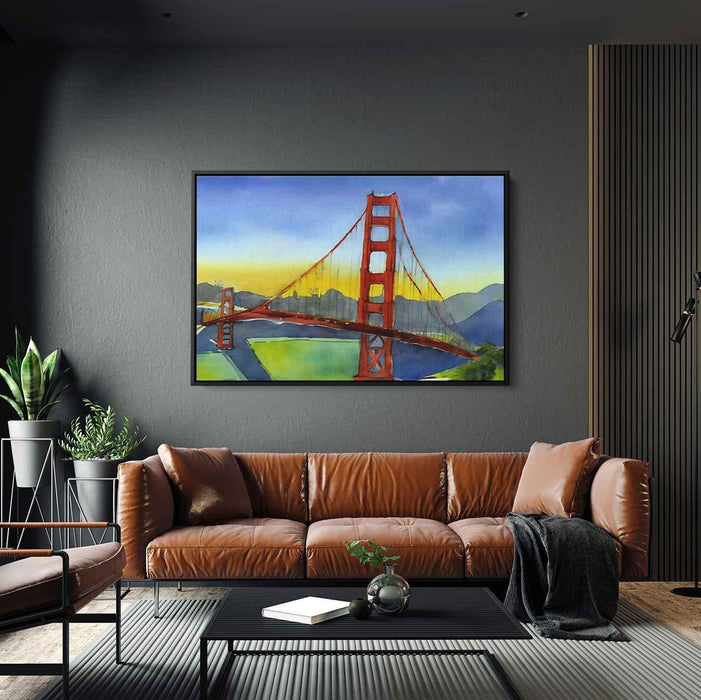 Watercolor Golden Gate Bridge #132 - Kanvah