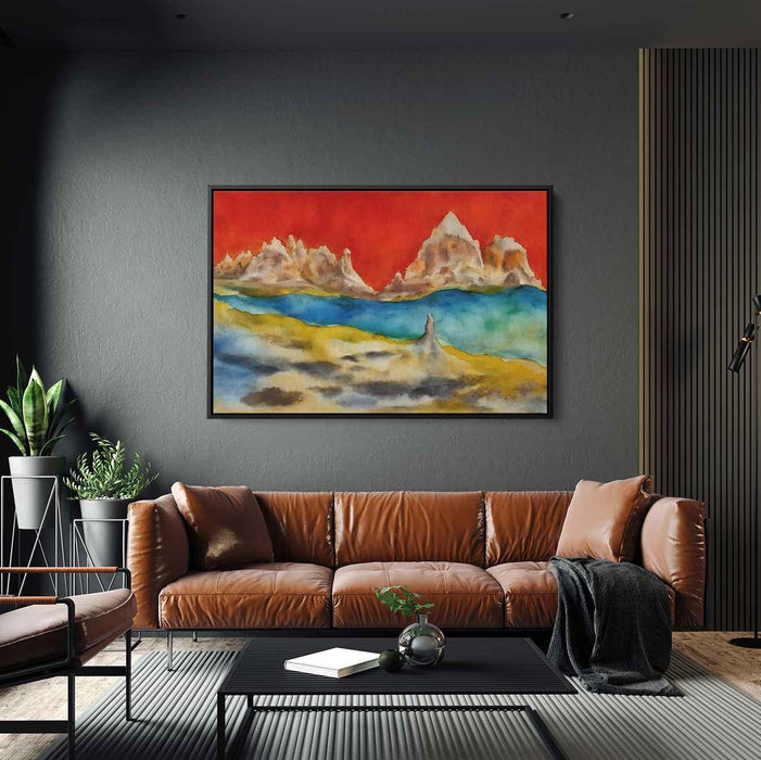 Watercolor Hoodoo formations #121 - Kanvah