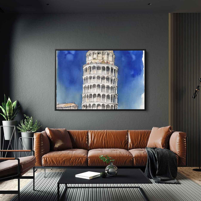 Watercolor Leaning Tower of Pisa #102 - Kanvah