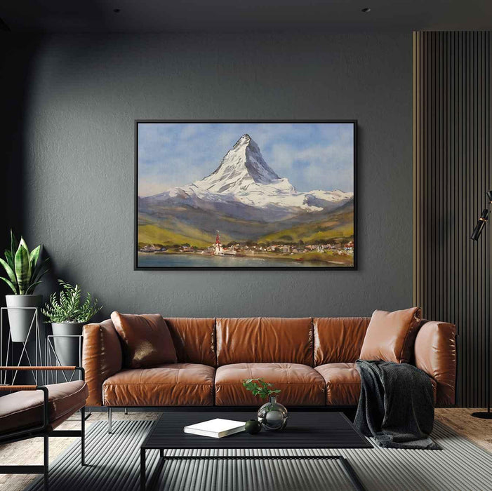 Watercolor Matterhorn #102 - Kanvah