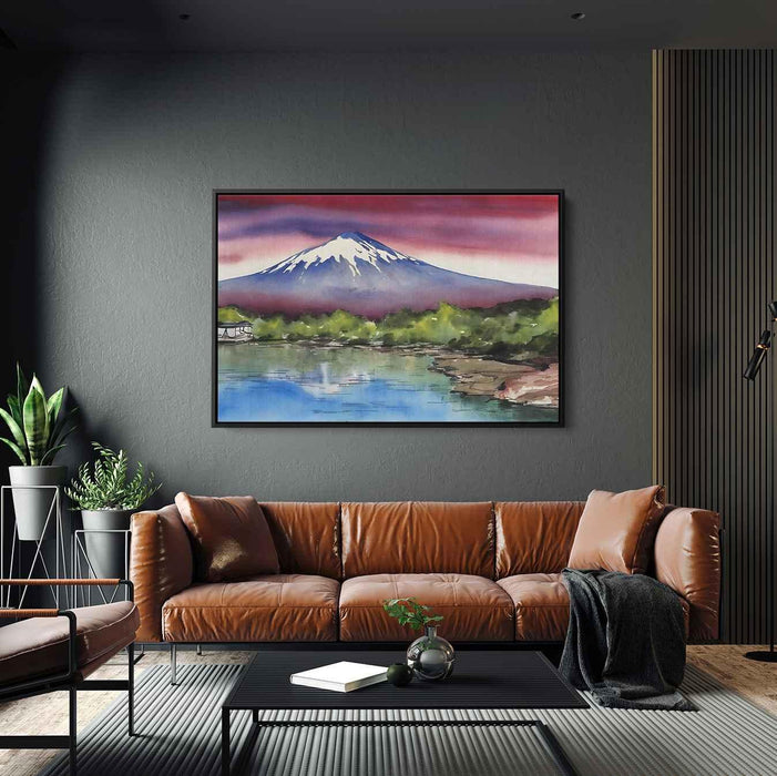 Watercolor Mount Fuji #101 - Kanvah