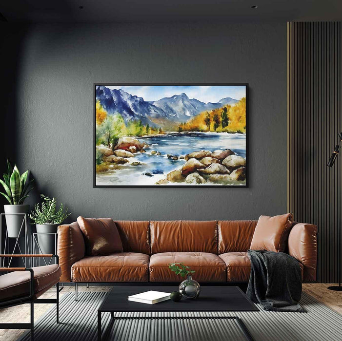 Watercolor Rocky Mountains #130 - Kanvah