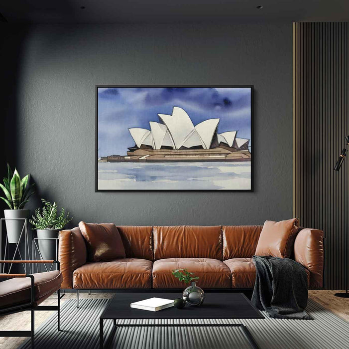 Watercolor Sydney Opera House #130 - Kanvah