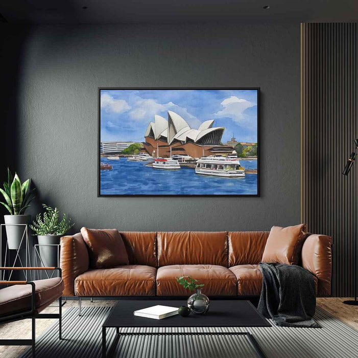 Watercolor Sydney Opera House #131 - Kanvah