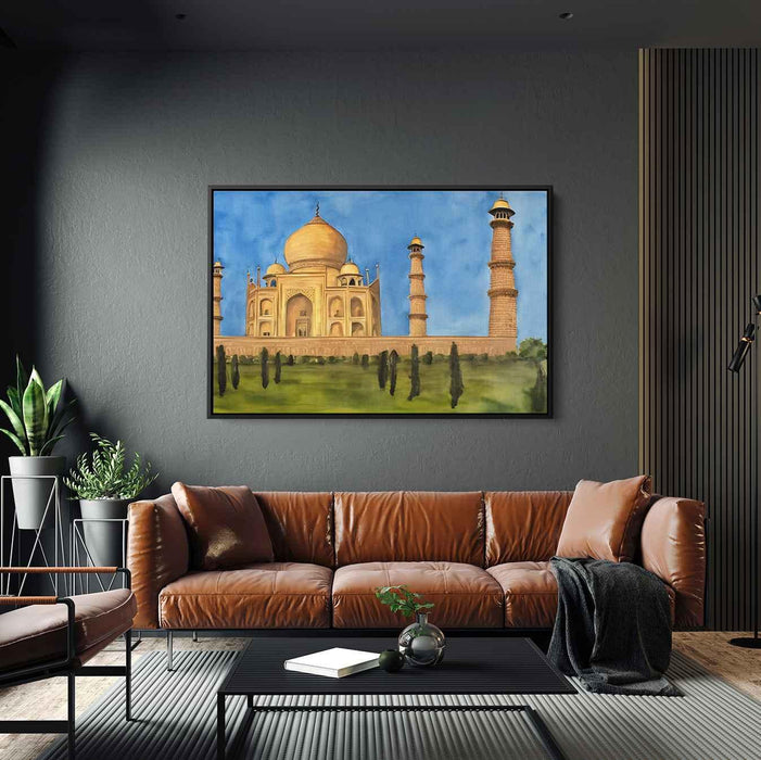 Watercolor Taj Mahal #132 - Kanvah