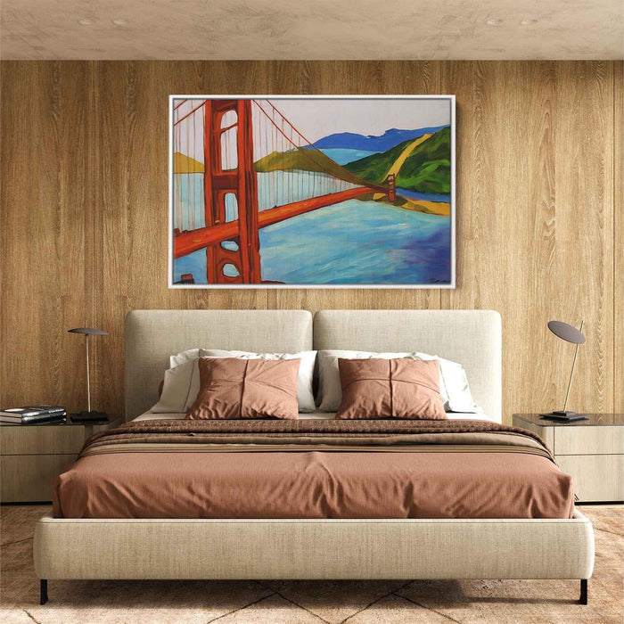 Abstract Golden Gate Bridge #105 - Kanvah