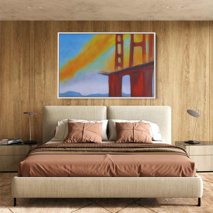 Abstract Golden Gate Bridge #110 - Kanvah