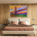 Abstract Golden Gate Bridge #123 - Kanvah