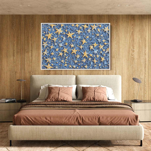 Blue Cubism Stars #108 - Kanvah