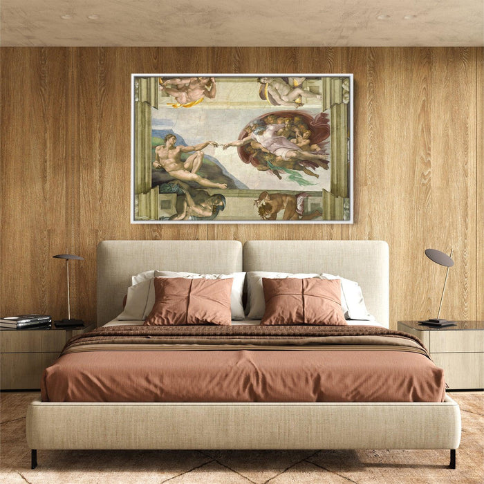 Sistine Chapel Ceiling: Creation of Adam by Michelangelo - Canvas Artwork