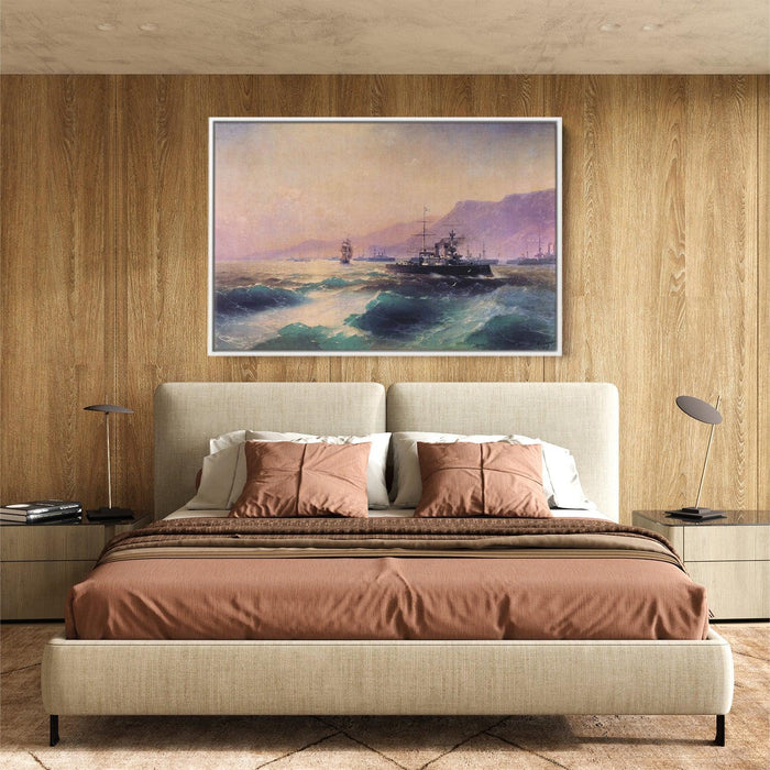 Gunboat off Crete by Ivan Aivazovsky - Canvas Artwork