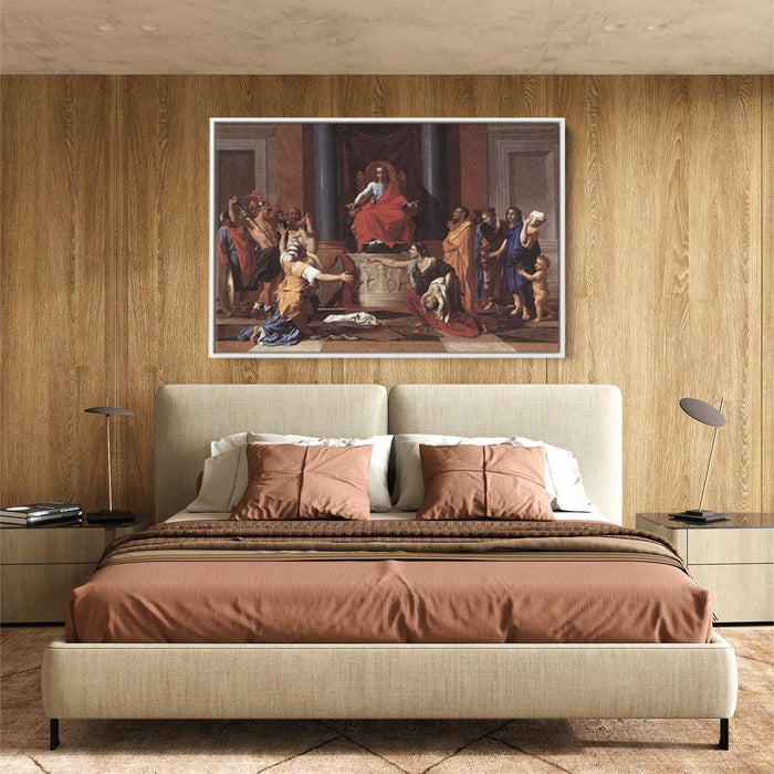 The Judgement of Solomon by Nicolas Poussin - Canvas Artwork