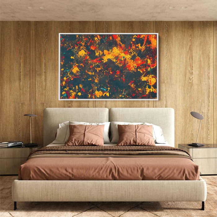 Orange Abstract Splatter #112 - Kanvah