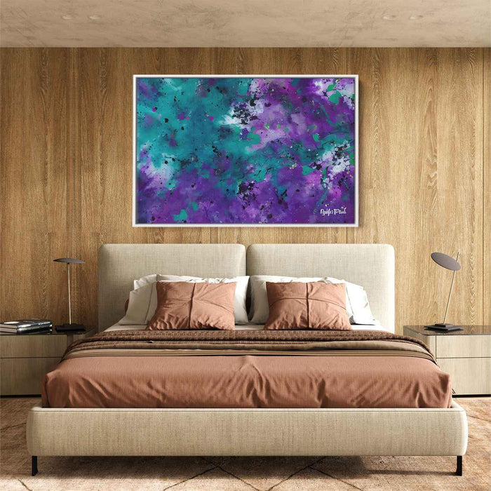 Purple Abstract Splatter #123 - Kanvah