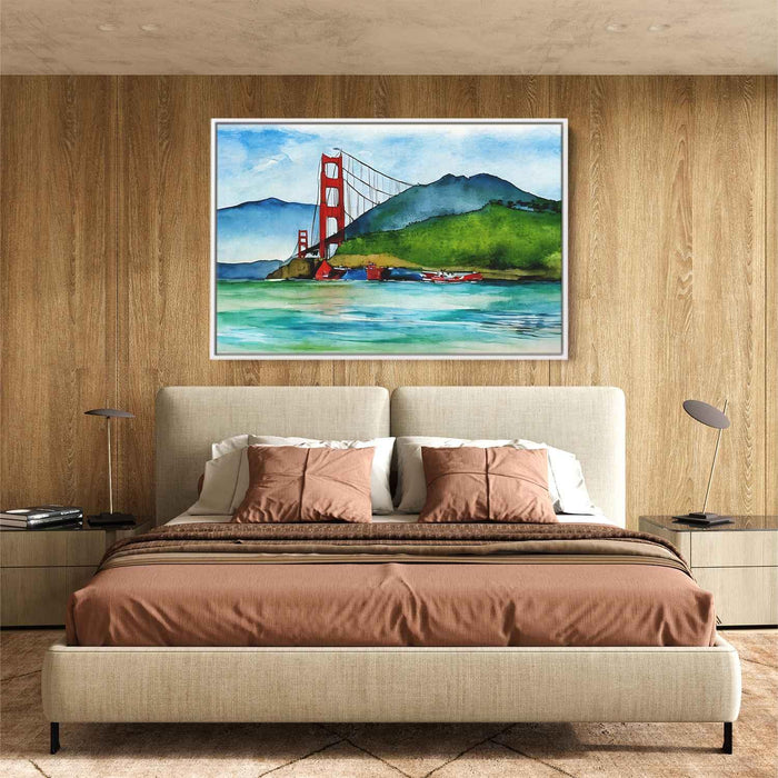 Watercolor Golden Gate Bridge #112 - Kanvah