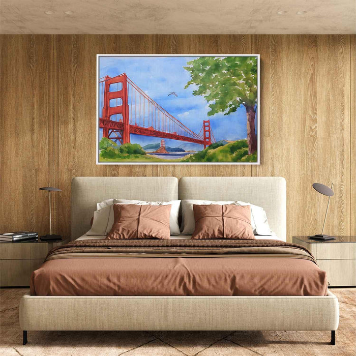 Watercolor Golden Gate Bridge #123 - Kanvah