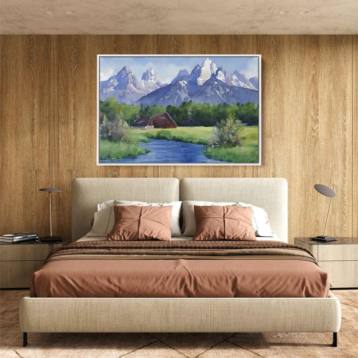 Watercolor Grand Tetons #105 - Kanvah