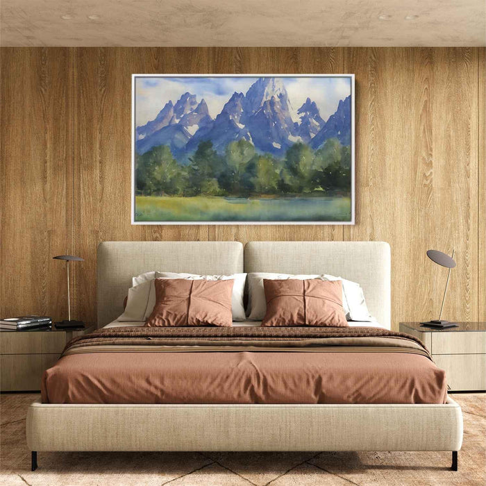 Watercolor Grand Tetons #110 - Kanvah